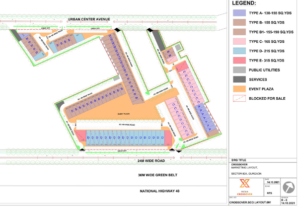 VATIKA CROSSOVER SCO COMMERCIAL PLOTS