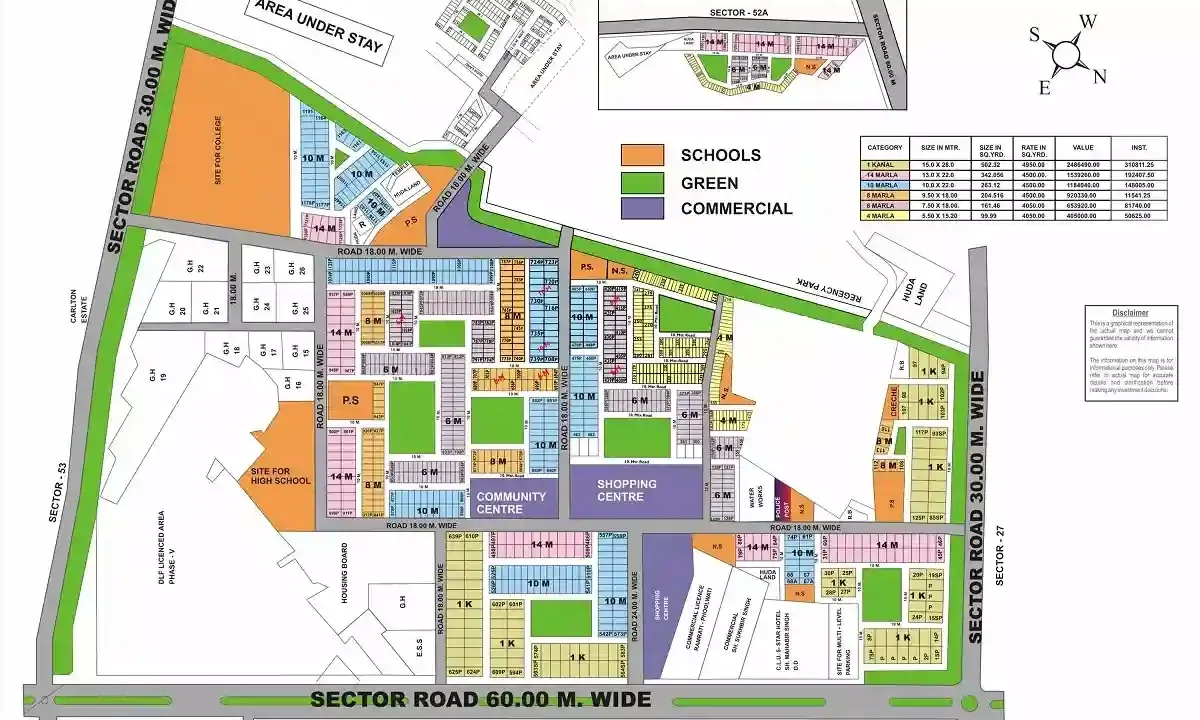 Suncity-Sector-43-Gurgaon-Location-Map